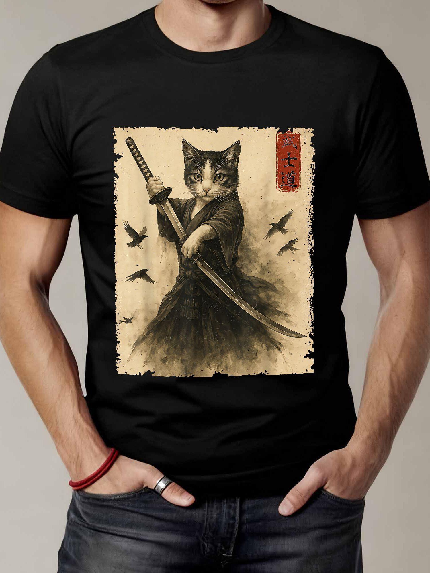 Collectible Vintage T Shirts - Camiseta vintage com estampa de gato