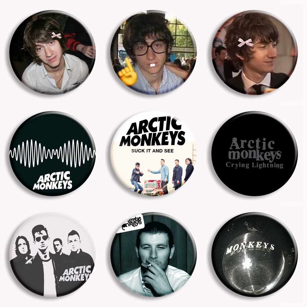 Vintage Collectible Pins - Vintage ártico macacos banda de música