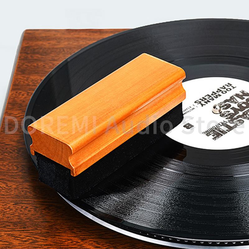 Vinyl Record Cleaner - Escova antiestática para limpeza de discos