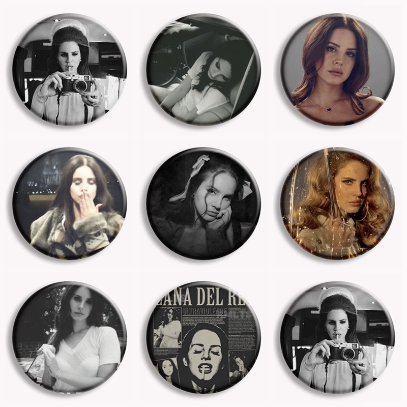 Vintage Collectible Pins - Eu amo luna vintage artístico retro