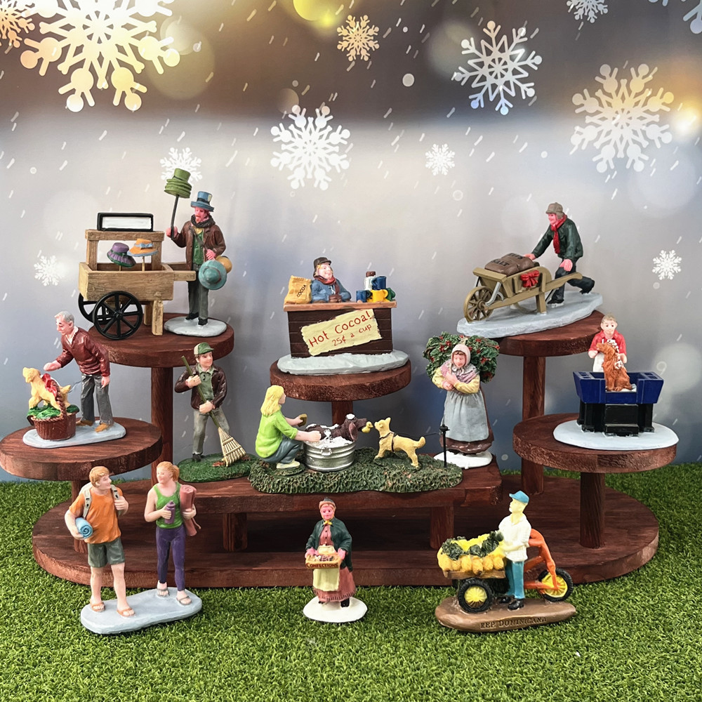 Vintage Collectible Market - Conjunto de Figuras Vintage de Vila