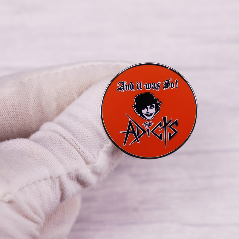 Vintage Collectible Pins - The-Adicts Esmalte Pin Vintage Rock Band