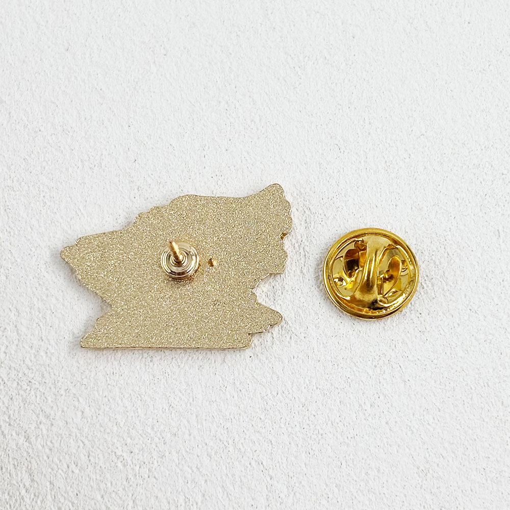 Broche de Metal Lobo com Dente - Vintage Collectible Clothing avaliação e preço