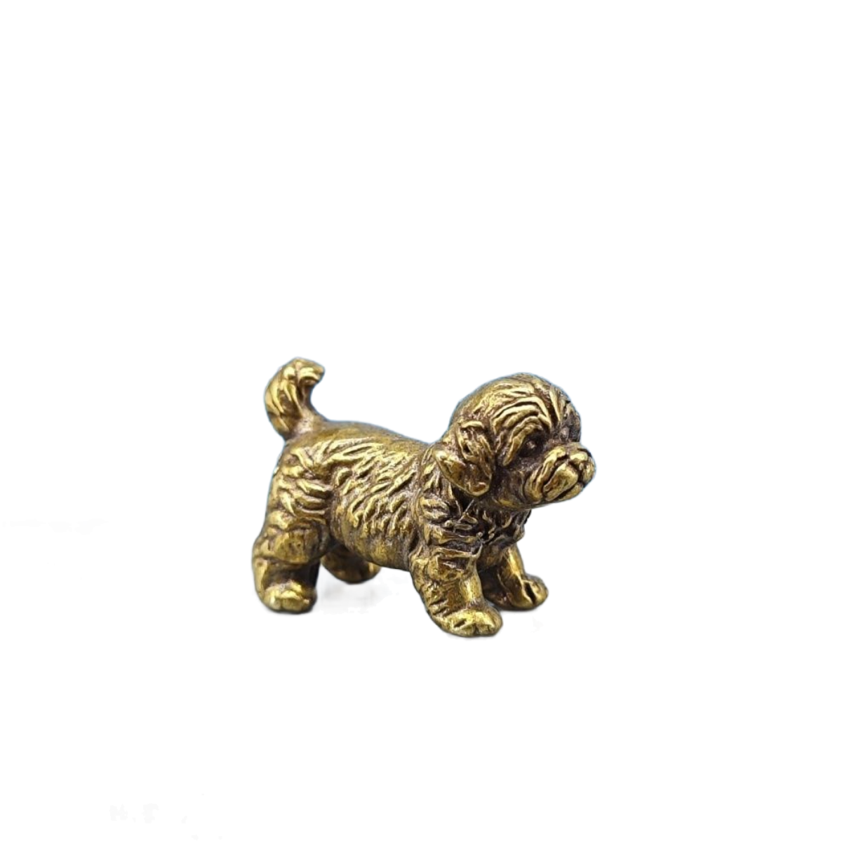 Mini Estátua de Cão em Latão,  - Vintage Collectible Bears avaliação e preço
